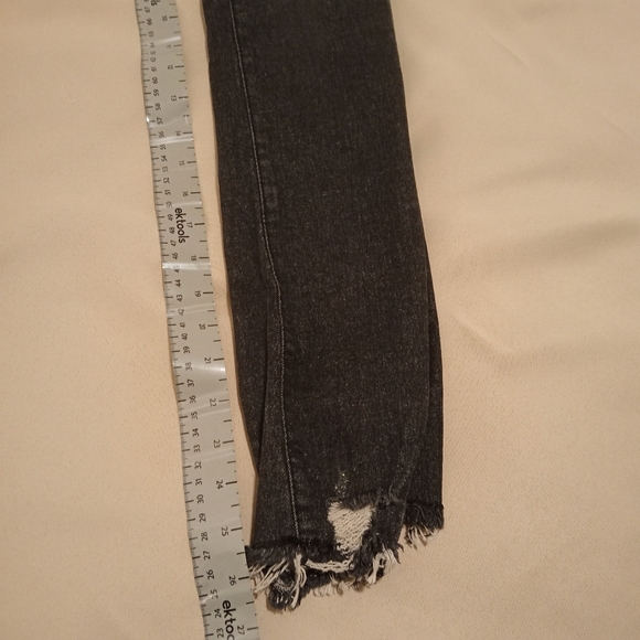 Joe’s Jeans Kids Distressed Skinny Dark Wash Denim Girls Sz 12 Jeans NEW - Picture 8 of 9